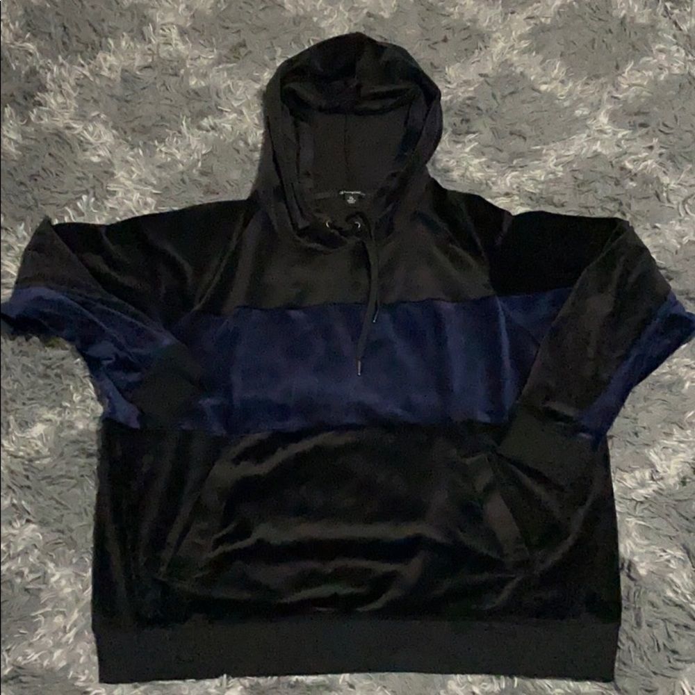 Champion Elite velvet hoodie NWOT size XL screams 90s‎